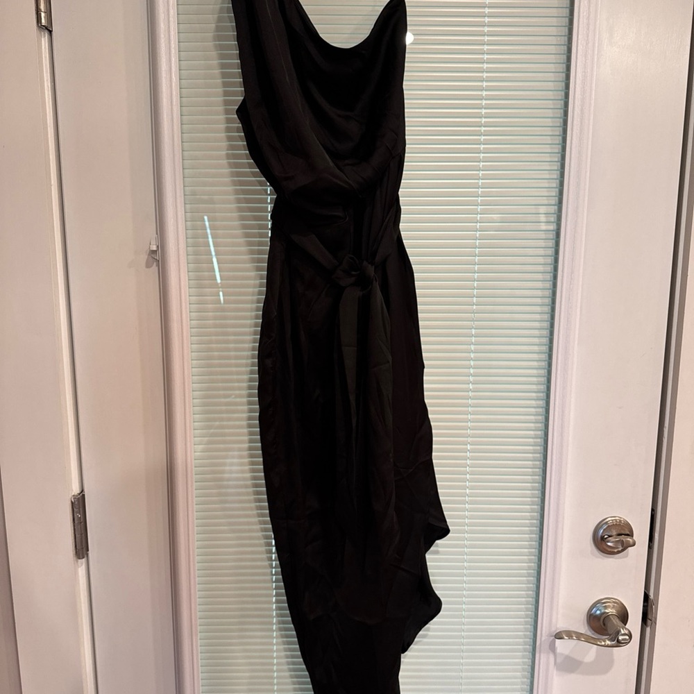Baltic Born Elegant Black Asymmetrical Dress